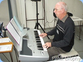 Peter Brophy playing the Korg Pa1X