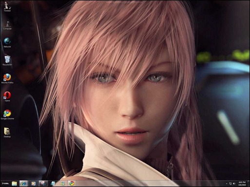 Donwload Free Final Fantasy XIII Windows 7 Themes With Final Fantasy  Icons, Sounds And Cursors