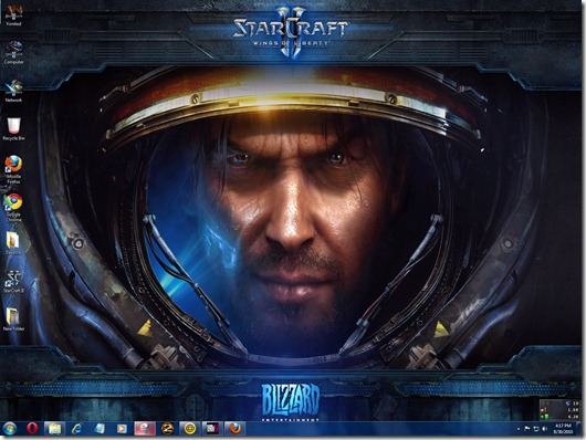 Download Free StarCraft II Windows 7 Themes Icons Sounds Cursors