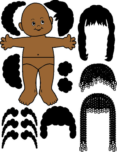 muñecos recortables para niños