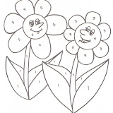 FLORES PARA COLOREAR