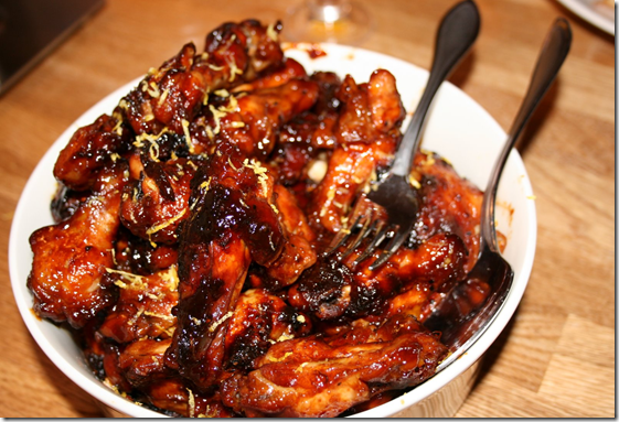 sticky chicken