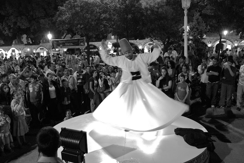 Whirling dervishes dancing, ramadan festival, istanbul