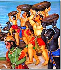 Monkeys serving Rama