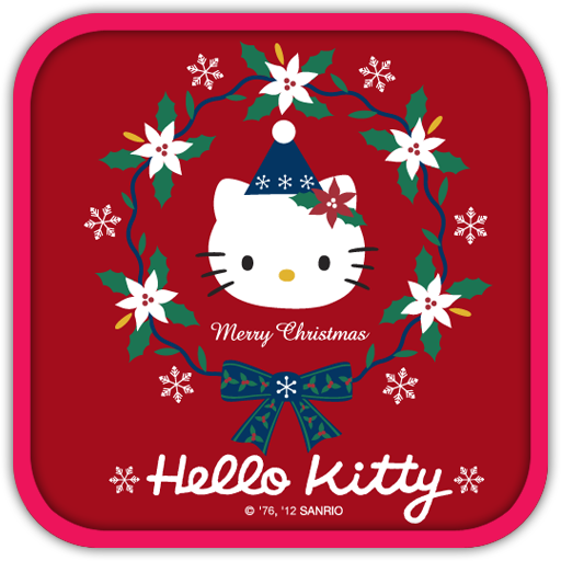 Hello Kitty Red Christmas LOGO-APP點子