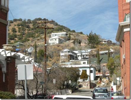 Bisbee houses on hill