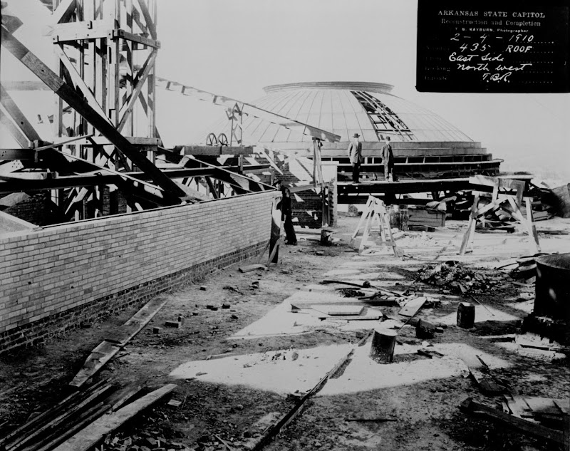 Construction of the Arkansas Capitol Building Old State House Museum