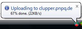 clupper-uploading