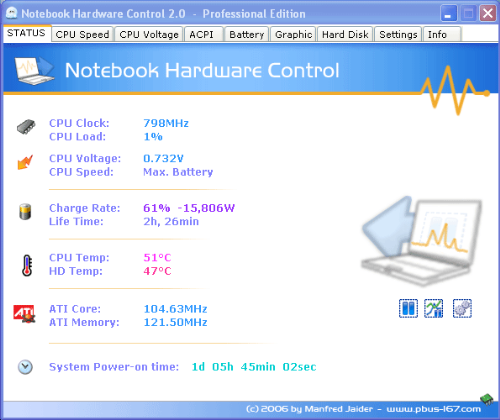 Notebook-hardware-control