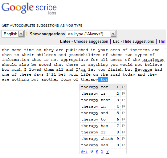 google-scribe-gone-haywire
