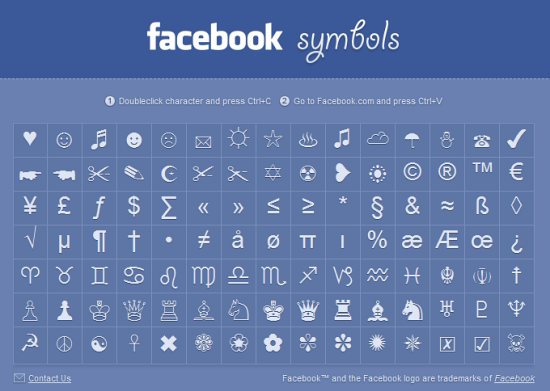 facebook-symbols