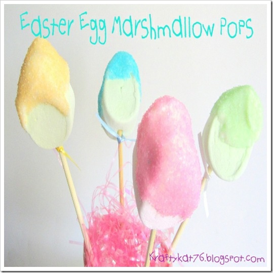 easter egg marshmallow pops text