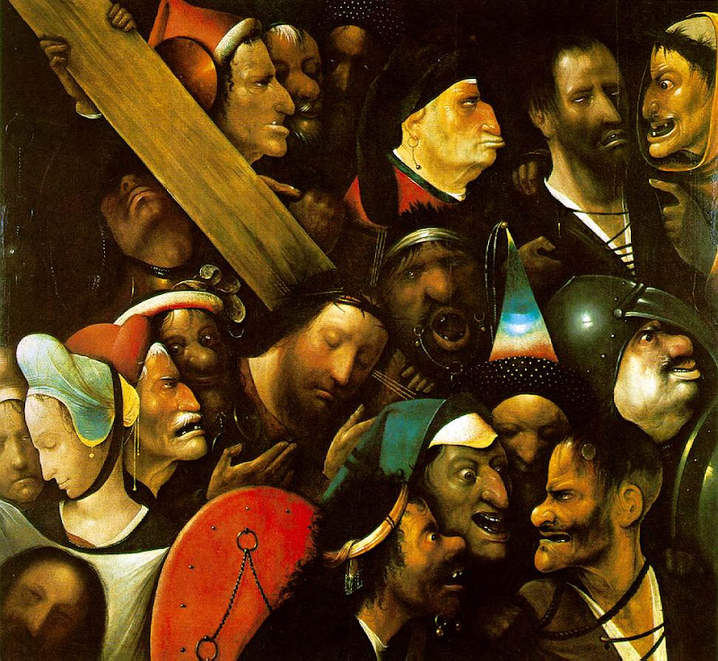hieronymus bosch, christ carrying the cross