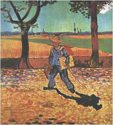 vincent van gogh, schilder op de weg naar tarascon