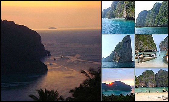 Los alrededores de las islas Phi Phi  Don y Phi Phi Le