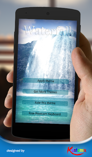 Waterfall Keyboard Theme