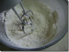 Flour and Butter as coarse meal