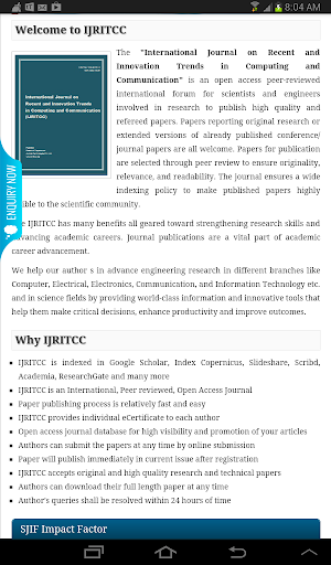 【免費教育App】IJRITCC International Journal-APP點子