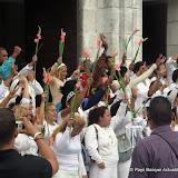 La Havane dimanche midi les femmes des dissidents emprisonnés manifestent