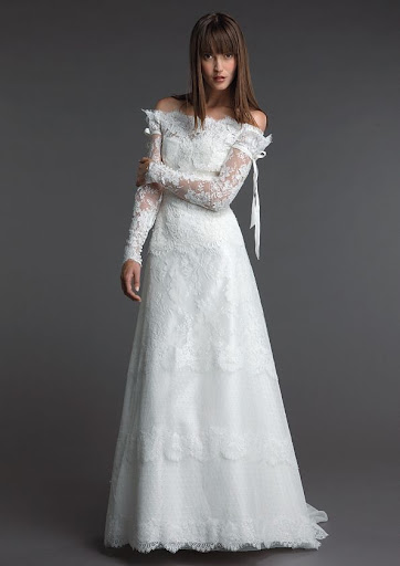 Informal Lace' Wedding Dress Bridal Gown