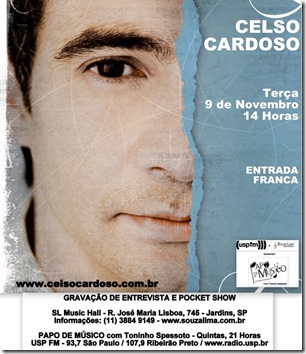 CELSO CARDOSO - Papo de Músico - 9-11-2010