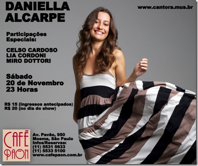 DANIELLA ALCARPE - Café Paon - 20-11-2010