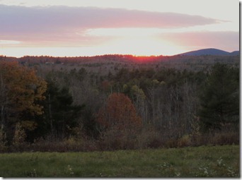 Sunset in New Hampshire