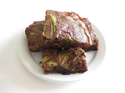 photo of brownies on a plate