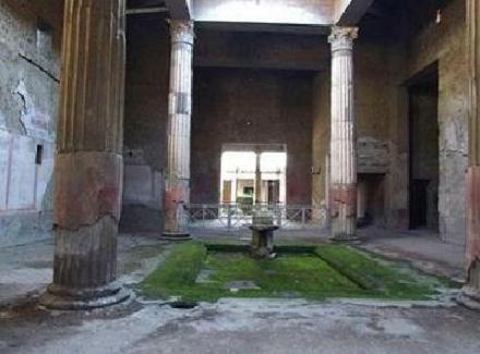 Pompeii atrium house of the silver wedding