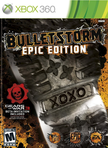 The new box art for BulletStorm – Epic Edition (and Limited Edition) looks 