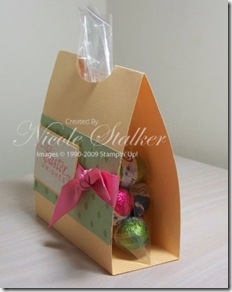 Easter Goodie Bag Wrap side view
