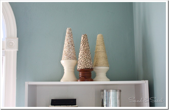 Textured Cones on Shelf