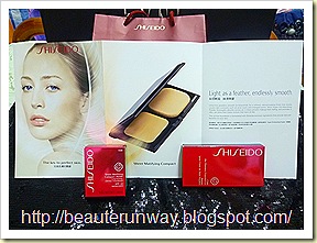 Shiseido sheer matifying compact 1