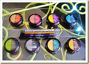 L'Oreal High Intensity Pigments Bright Eye shadows dui and metallic shadow duo