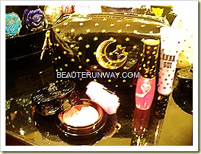 Anna Sui Christmas 2010 Collection Pouch with lip gloss, eye gloss and blusher