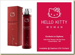 sephora hello kitty woman little red dress