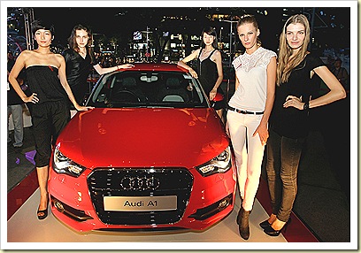during the Audi Fashion Festival Model Casting Party on April 20, 2011 in Singapore.