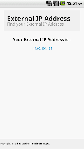 External IP Address