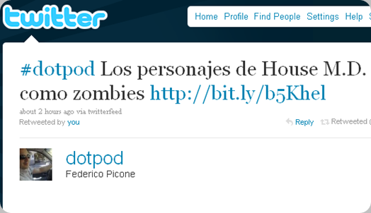 Twitter - Federico Picone- #dotpod