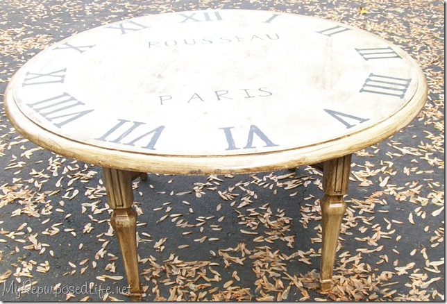 100 faux clock table_7613