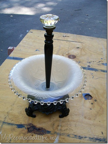 decorative bowl from spare parts