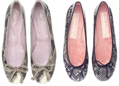 pretty ballerinas animal print
