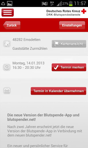 【免費醫療App】Blutspende beim DRK-APP點子