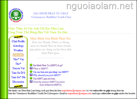 người áo lam - danh bạ lam gia đình phật tử - gđpt