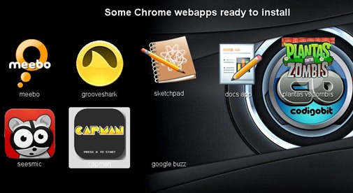 Chrome WebApps