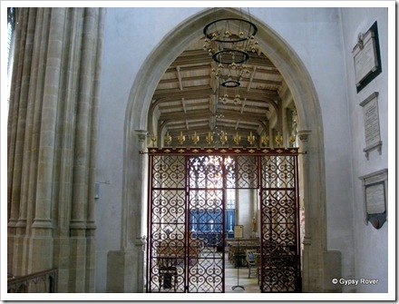 The Lady Chapel in St Edmundsbury Cathedral  at Bury St Edmunds.
