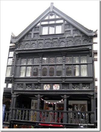 Chester's 19th century Tudor woodwork.