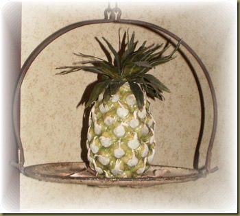 Pineapple on scale