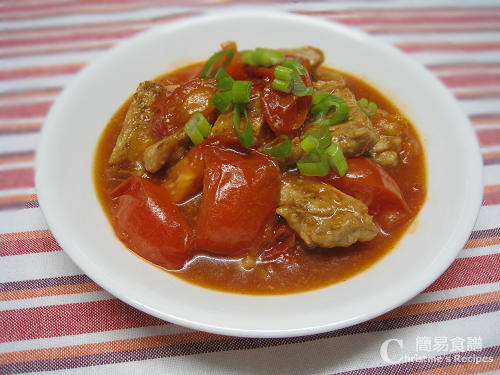 鮮茄燴豬扒 Pork Chops in Tomato Sauce