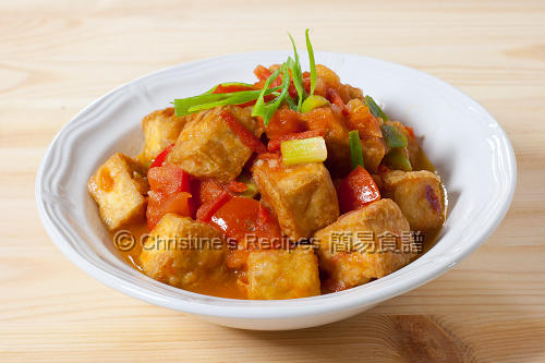 Crisp Tofu in Tomato Sauce01
